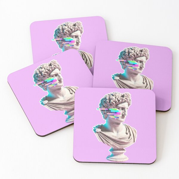 Item preview, Digital Erosion | Vaporwave Statue designed and sold by NeatSplash.