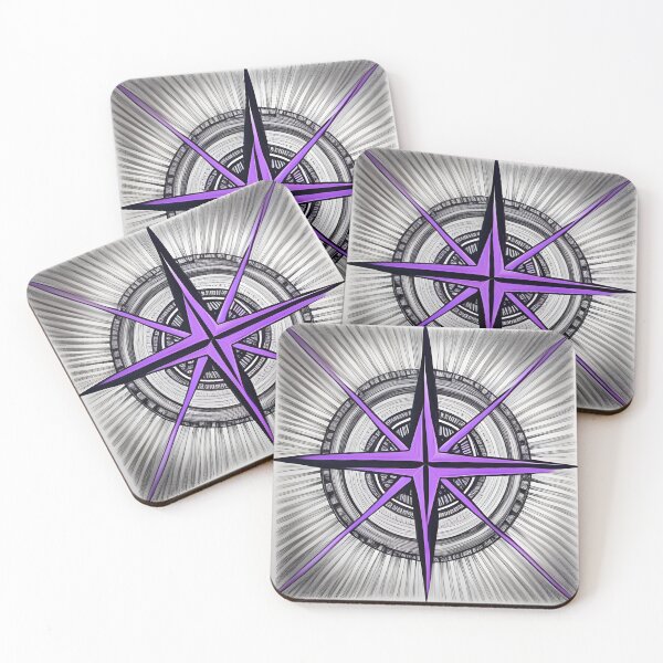 Item preview, Purple Compass designed and sold by Nautical4U.