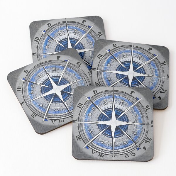 Item preview, Nautical Blue Compass designed and sold by Nautical4U.