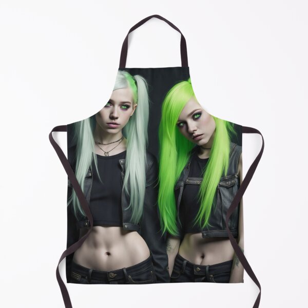 Item preview, Twin Emo E-Girls designed and sold by MiniMooMarkers.