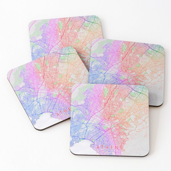 Item preview, Athens City Map of Greece - Colorful designed and sold by deMAP.