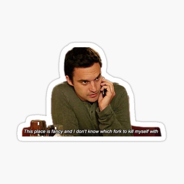 Nick Miller 8 Sticker
