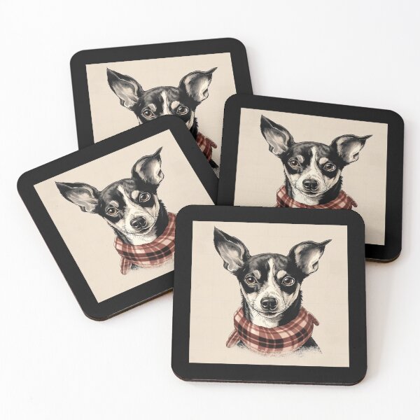 Artikelvorschau, Rat Terrier Christmas Plaid Watercolor entworfen und verkauft von rafaeltto.