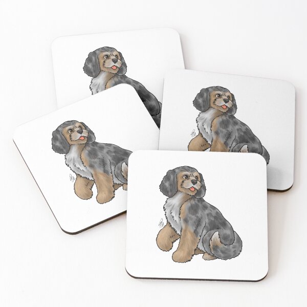 Item preview, Cockapoo - Blue Merle designed and sold by Jennifer Stolzer.