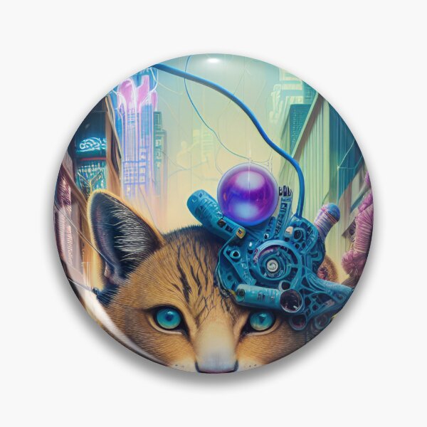 Item preview, Nature.exe #0400 Cyber Alley Cat designed and sold by GrumpyMrGrouper.
