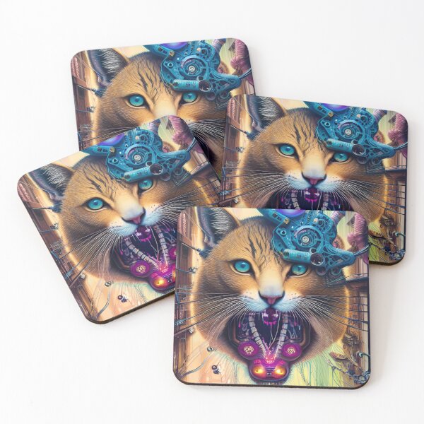 Item preview, Nature.exe #0400 Cyber Alley Cat designed and sold by GrumpyMrGrouper.