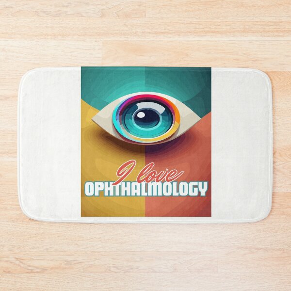 Item preview, I love Ophthalmology in green yellow orange colorbrafdesign  designed and sold by Brafdesign.