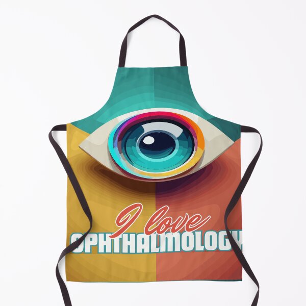 Item preview, I love Ophthalmology in green yellow orange colorbrafdesign  designed and sold by Brafdesign.