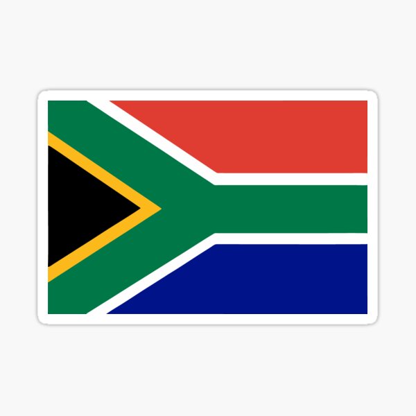South Africa Flag Stickers For Sale | Redbubble