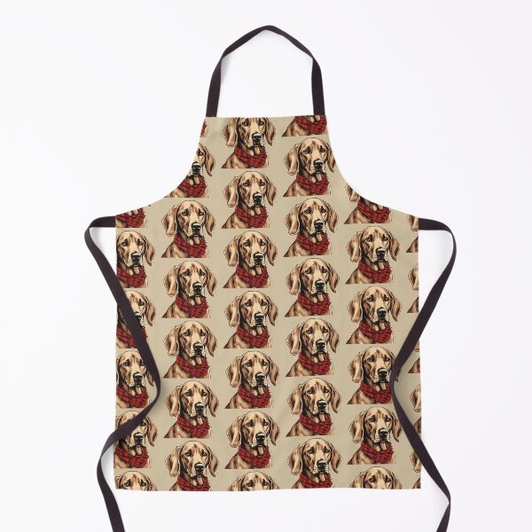 Item preview, Redbone Coonhound Christmas Plaid Watercolor designed and sold by rafaeltto.