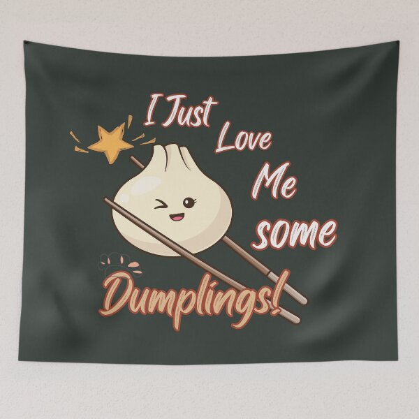 Item preview, Love Me Some Dumplings designed and sold by Journey-North.