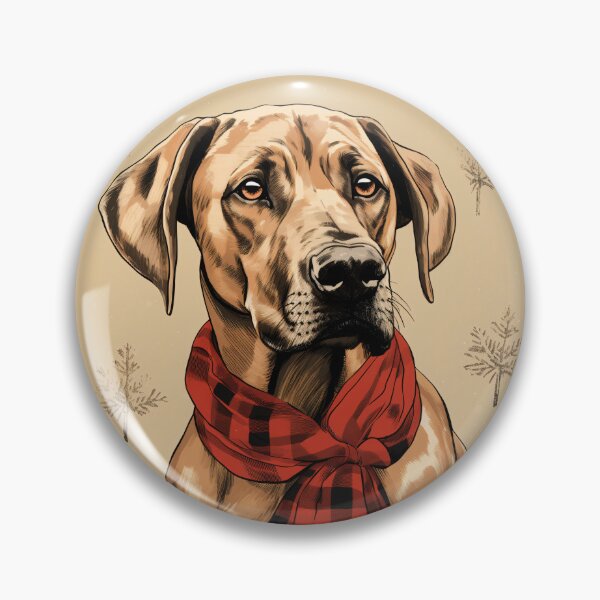 Item preview, Redbone Coonhound Christmas Plaid Watercolor designed and sold by rafaeltto.