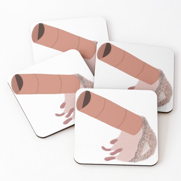Item preview, Hedgehog with a toilet paper roll designed and sold by mainstreammarin.