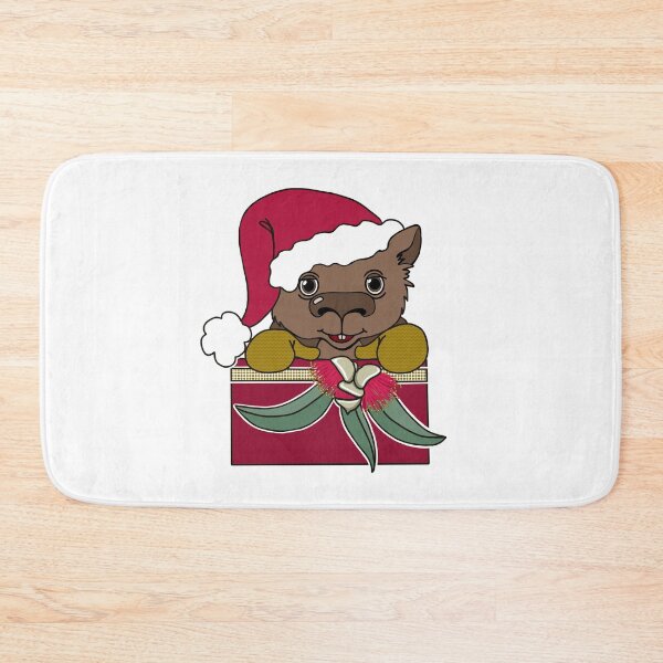 Item preview, "Wombat Santa" 1 | Aussie Christmas designed and sold by LiseHoltArt.