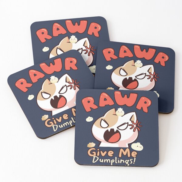 Item preview, Hungry Cat Needs Dumpling designed and sold by Journey-North.