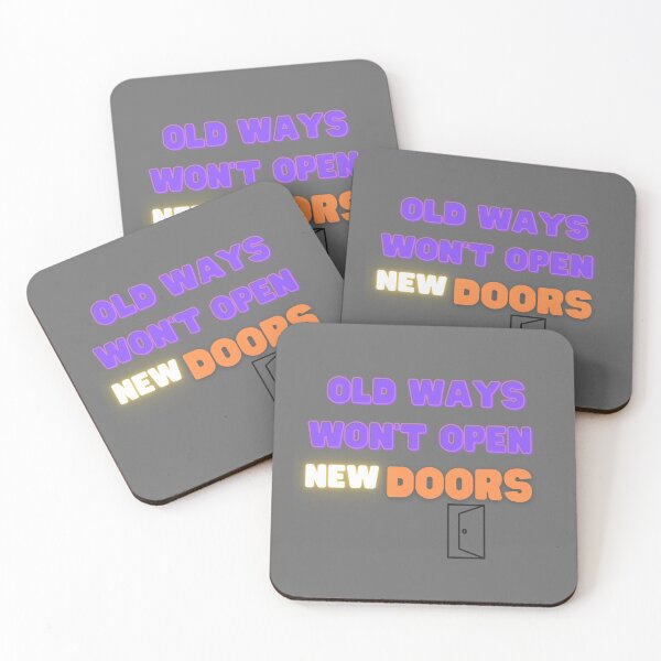Item preview, Opening Doors Inspirational Quote designed and sold by RachelAtelierSG.