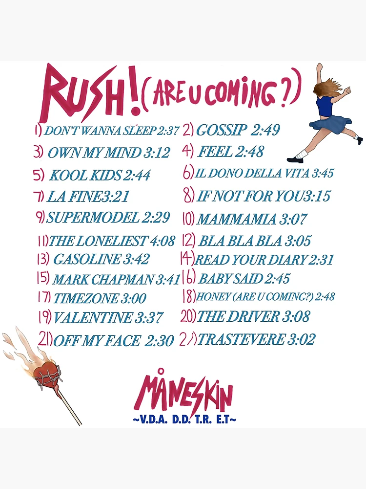 RUSH! ARE U COMING?