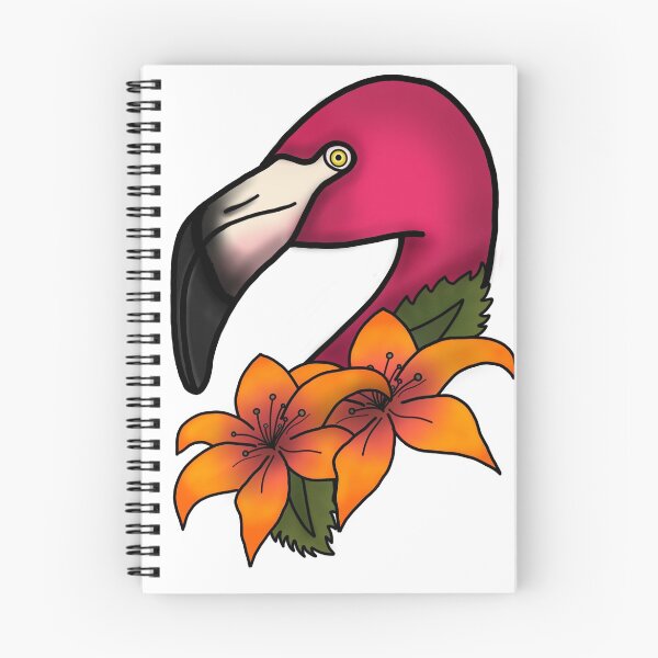 Item preview, Flamingo and hibiscus designed and sold by Zoe Bledsoe.