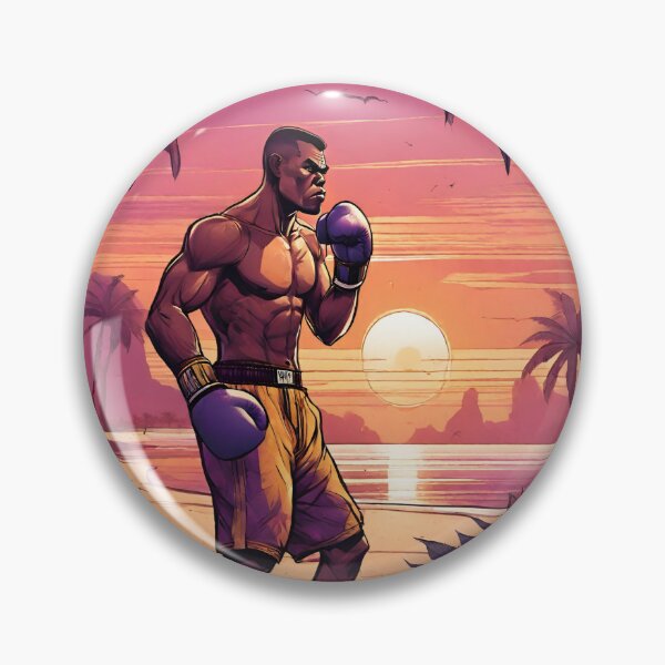 Item preview, Boxing Training Tropical Sunset designed and sold by GleamingGiant.