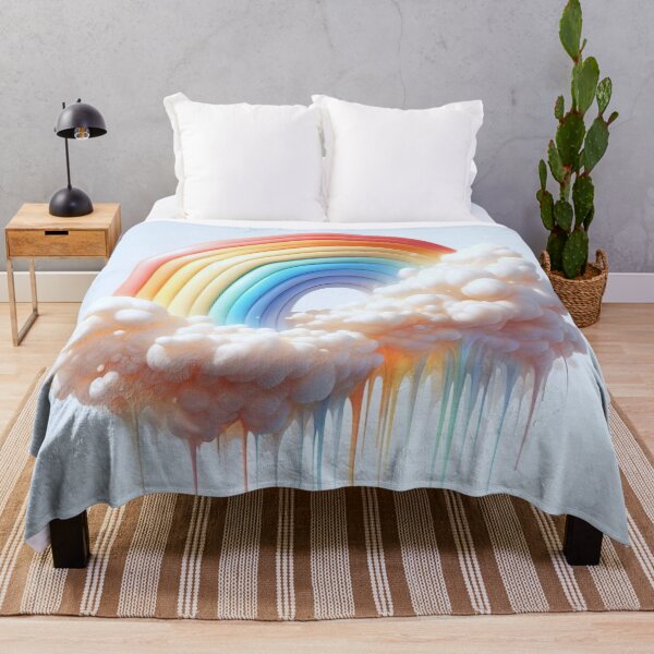 Item preview, clouds and rainbow designed and sold by growing-mom.