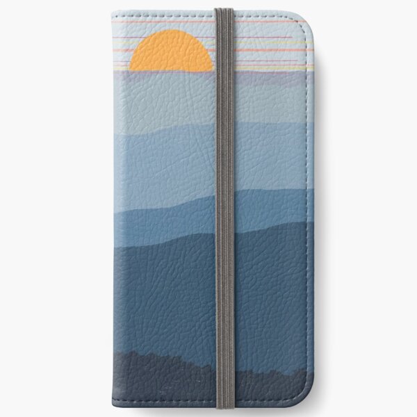"Blue Mountain Morning" 27 iPhone Wallet