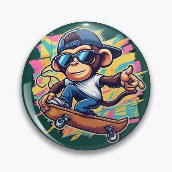 Artikelvorschau, Affen-Skateboarden entworfen und verkauft von Myra365Art.