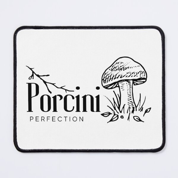 Item preview, Porcini Perfection Mushroom Pun on White designed and sold by GraphicsClub.
