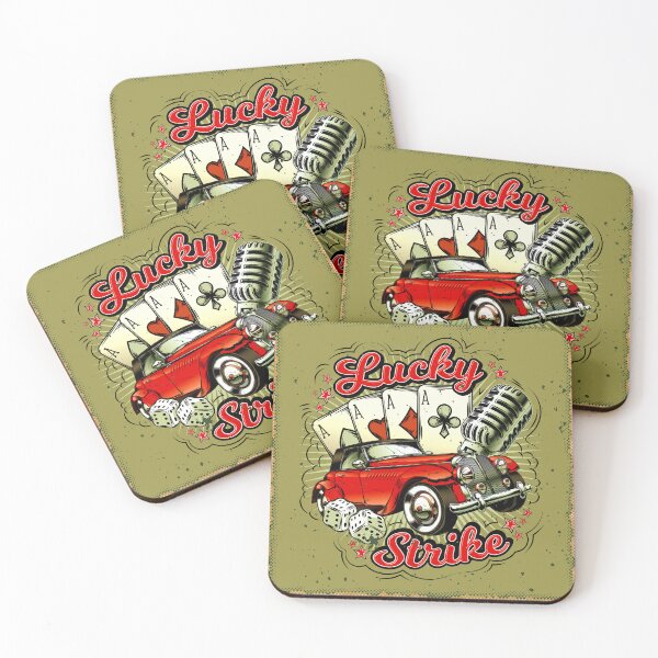 Item preview, LUCKY STRIKE VINTAGE CAR DESIGN designed and sold by playback63.