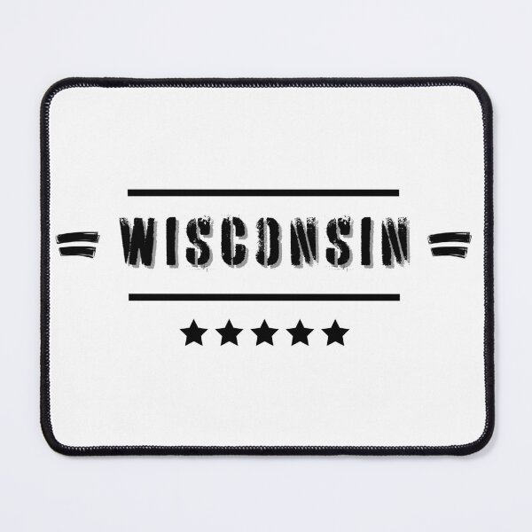 Item preview, Classic WISCONSIN Stylish Black Letter Edition designed and sold by IssaraStudio.
