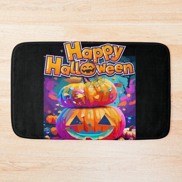 Item preview,  Happy Halloween with carving smile pumpkin colorful  color brafdesign designed and sold by Brafdesign.