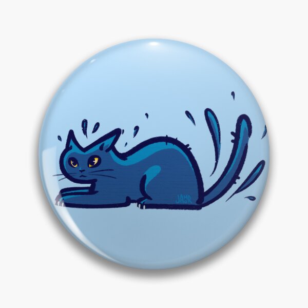Item preview, Twitchy Blue Cat designed and sold by jastinamor.