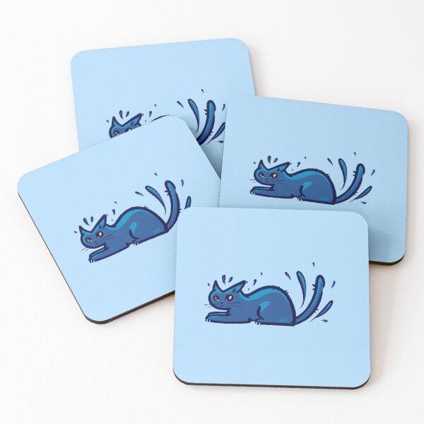 Item preview, Twitchy Blue Cat designed and sold by jastinamor.