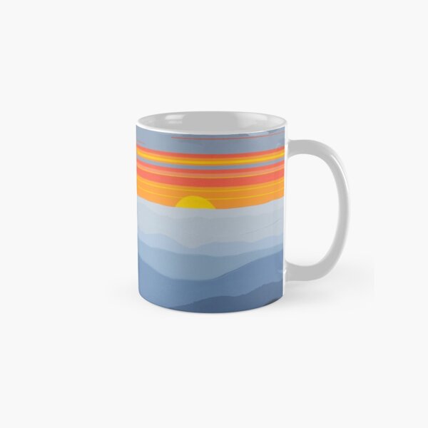 "Blue Ridge Sunset with Clouds" 122 Classic Mug