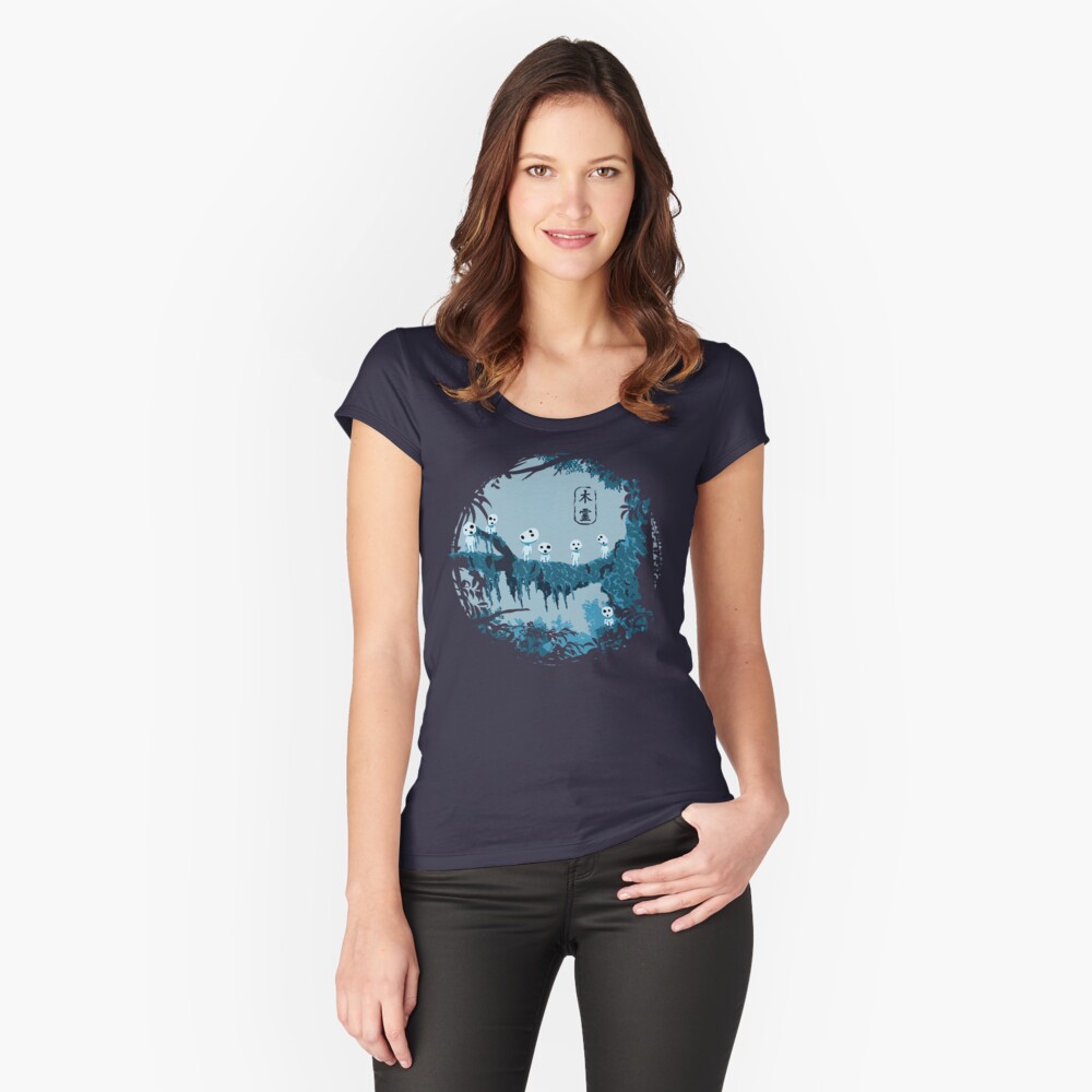 Item preview, Fitted Scoop T-Shirt designed and sold by LucieBeeArt.