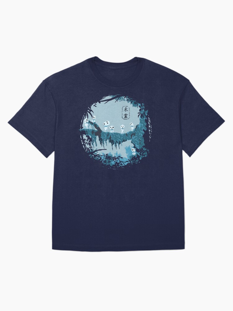 Thumbnail 3 von 7, Oversized T-Shirt, Kodama Studio Ghibli designt und verkauft von LucieBeeArt.