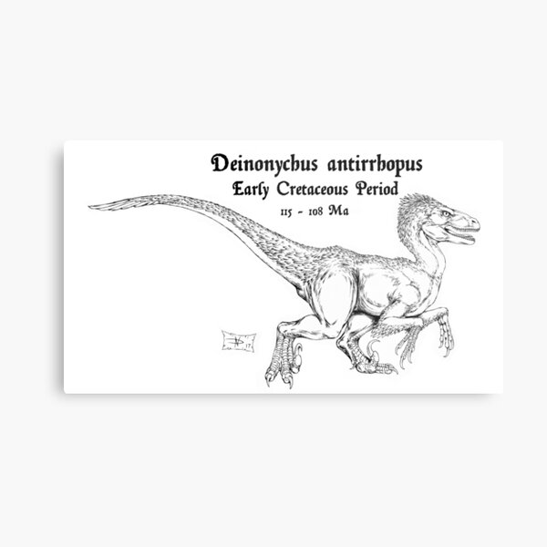 A Dinosaur A Day — Deinonychus antirrhopus