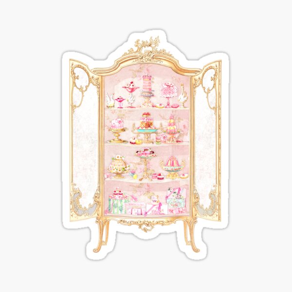Item preview, Marie Antoinette Vitrine Cake Collection designed and sold by Wendy Paula Patterson.