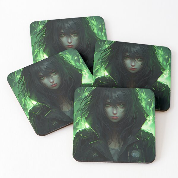 Item preview, Futuristic Cyber Cute Anime Girl designed and sold by DGitaldreamgirl.