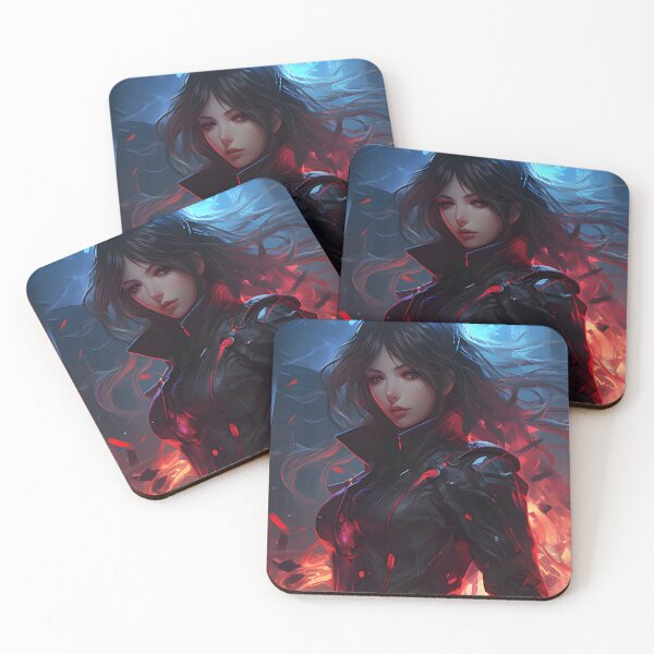 Item preview, Futuristic Cyber Cute Anime Girl designed and sold by DGitaldreamgirl.