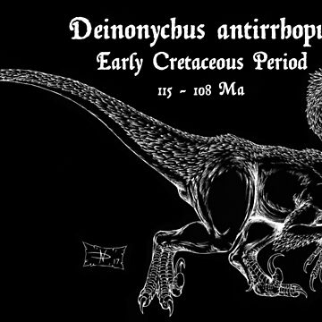 Deinonychus (Deinonychus antirrhopus) Dimensions & Drawings