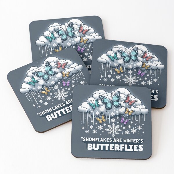 Item preview, Snowflakes Are Winter's Butterflies designed and sold by ZenEverAI.
