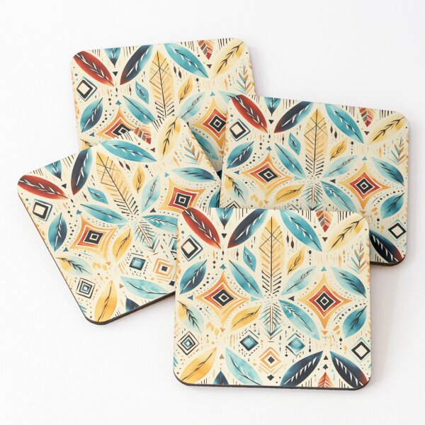 Item preview, Tribal Aztec digital paper designed and sold by Khun-Teera.
