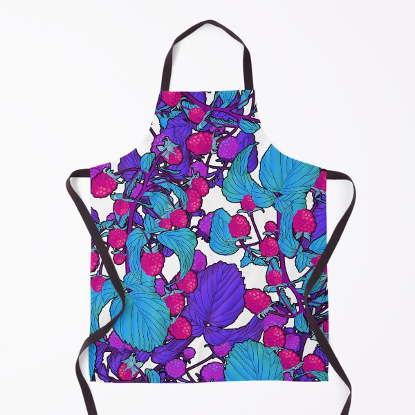 Item preview, Busy Berry Print (cool tones on white) designed and sold by BeJolley.