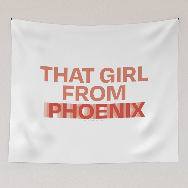 Item preview, That Girl From Phoenix designed and sold by ArtThatGlitters.