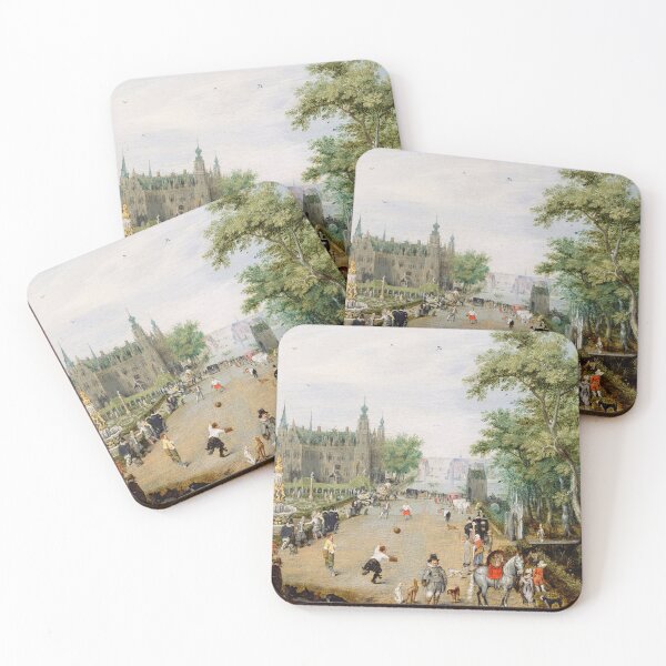 Item preview, Adriaen van de Venne Renaissance Urban Landscape Art designed and sold by TheSoulOfArt.