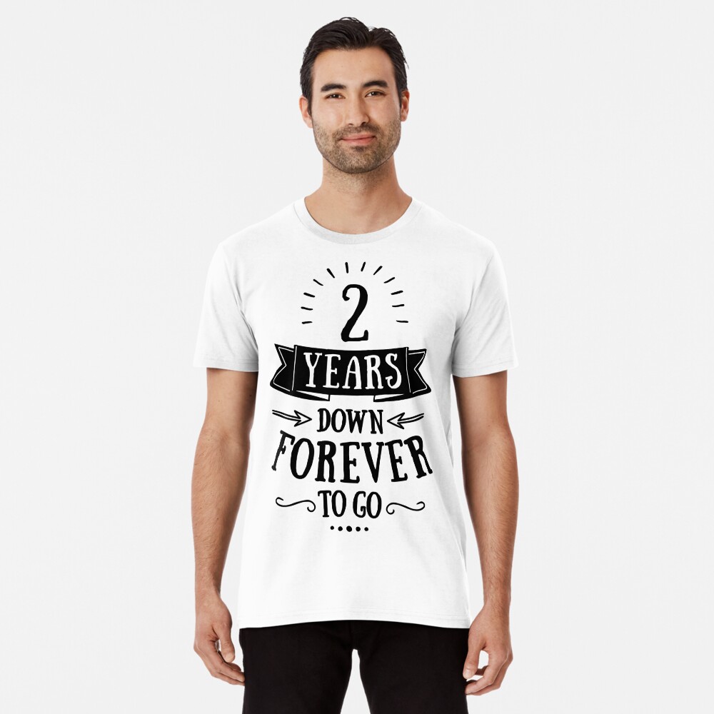 Marriage Coffee Mug - Two Years Down Forever To Go - Cotton Year