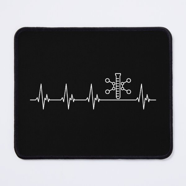 Item preview, Test Tube Chemistry Heartbeat EKG Pulse Line outline design for Chemistry Lovers! I Love Science!  designed and sold by venomousvector.