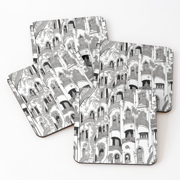 Item preview, Fantasy Architectural Facade Pattern designed and sold by entwithanaxe.