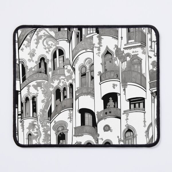 Item preview, Fantasy Architectural Facade Pattern designed and sold by entwithanaxe.