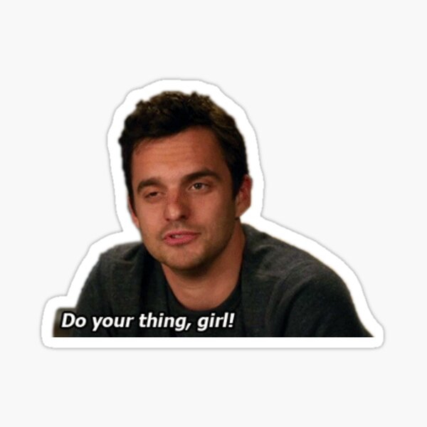 nick miller 12 Sticker